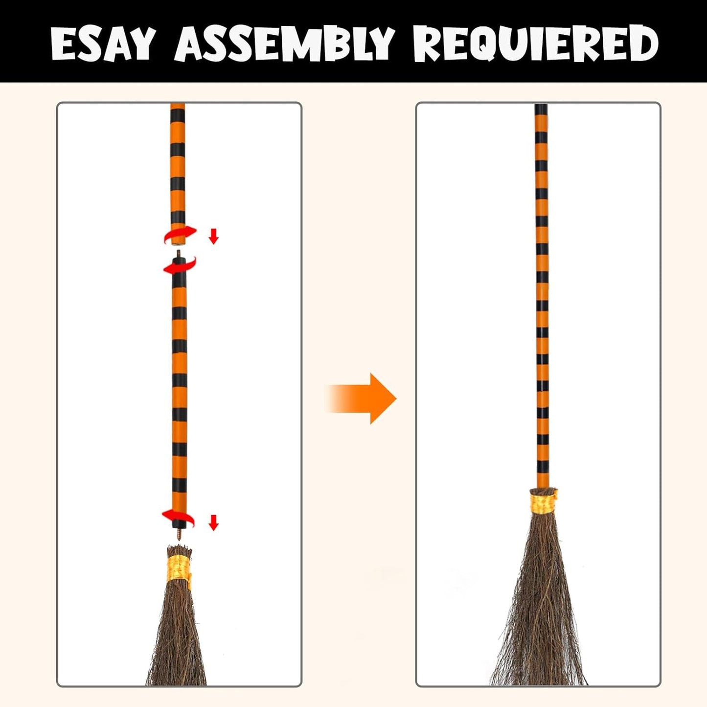 Halloween Witch Broom